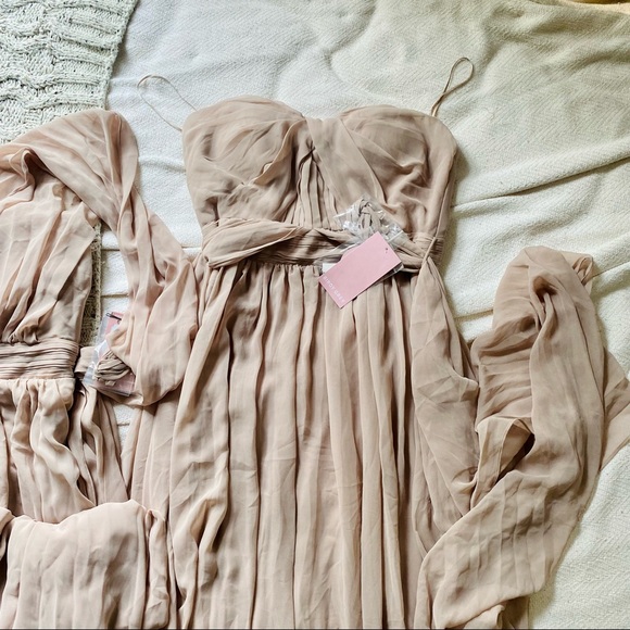 Birdy Grey Grace Convertible Dress, taupe, pockets - Picture 5 of 5